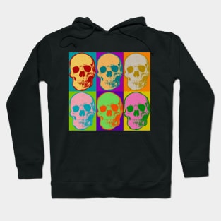 Skull Pop Art Love Skulls Hoodie